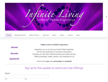 Tablet Screenshot of infiniteliving.com